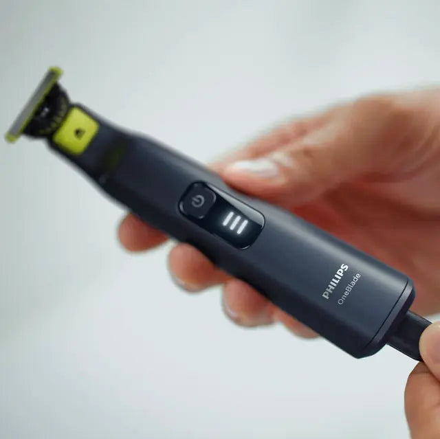 Philips OneBlade 360 PRO Face & Body Groomer – Trim, Edge & Shave | Wet/Dry | 14-Length Comb