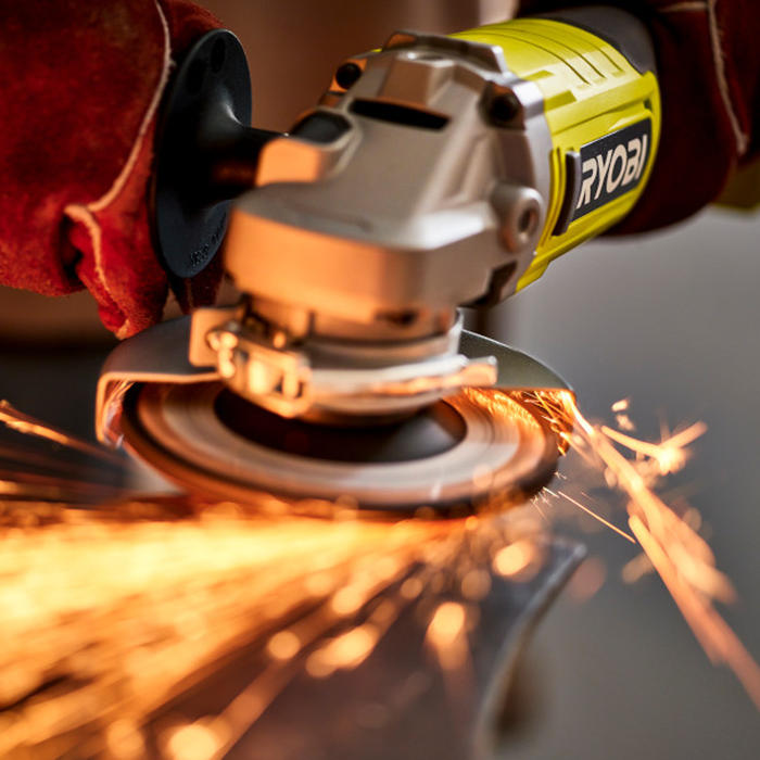 RYOBI 18V ONE+ 115mm Angle Grinder Kit – 4.0Ah Battery & Charger Included