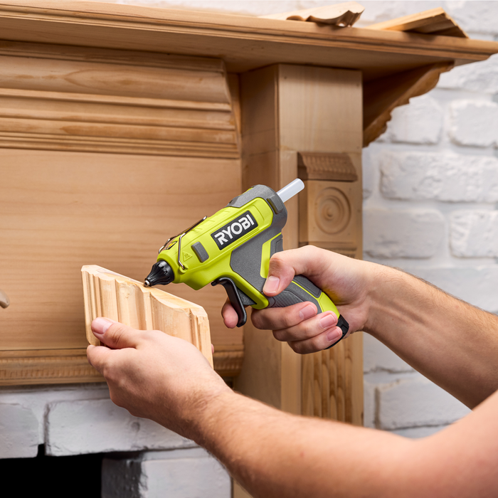 RYOBI USB Lithium Glue Gun Kit – 2Ah Battery | Cordless 11mm Hot Glue Gun
