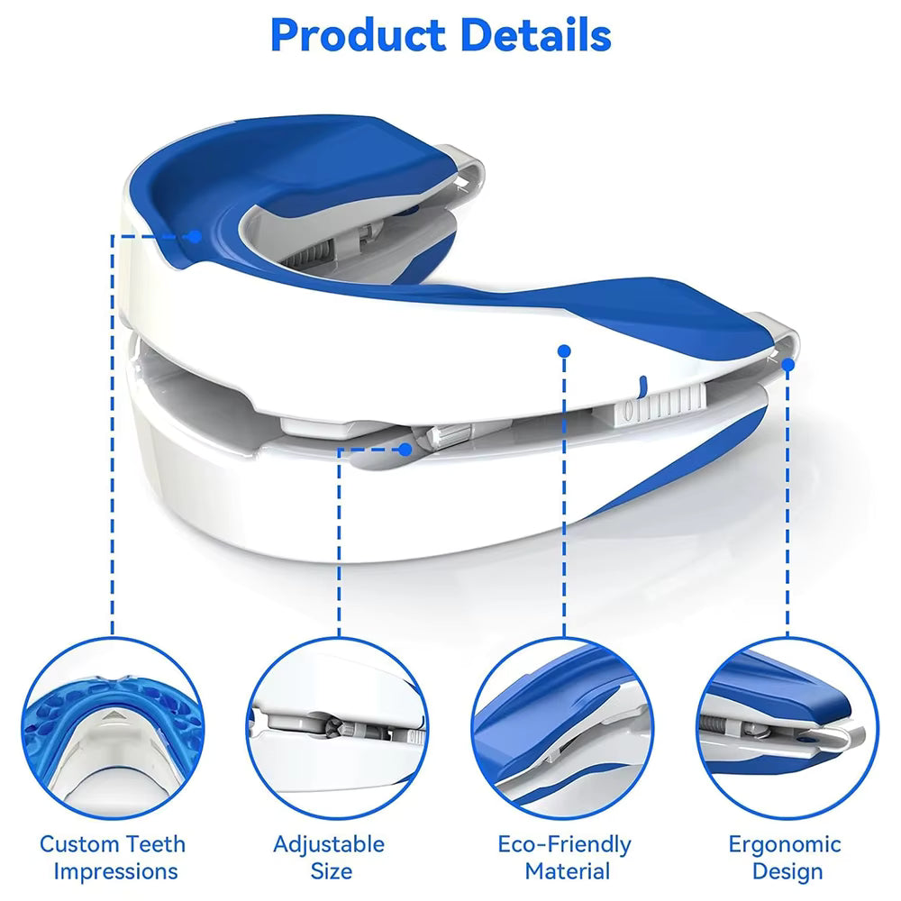 2-in-1 Anti-Snoring Mouthpiece & Bruxism Teeth Guard | Boil & Bite Custom Fit | 2 Pack