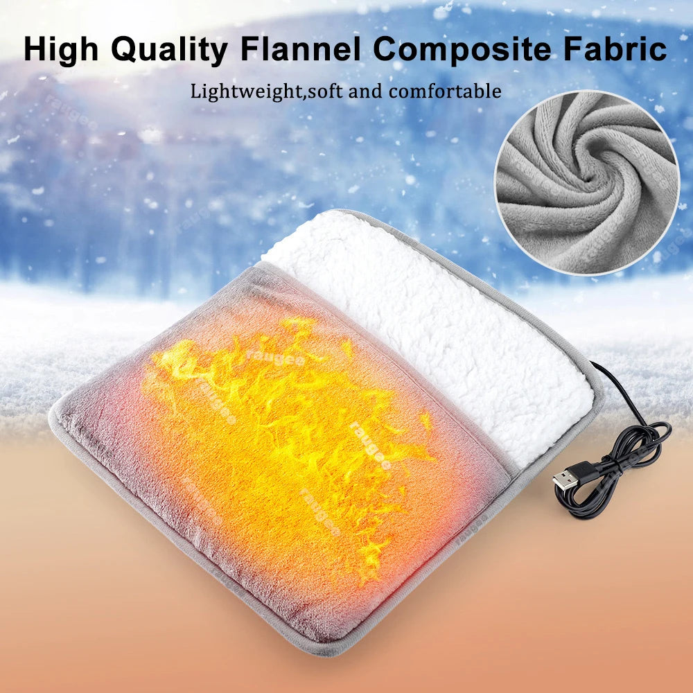 USB Foot Warmer | Soft Plush Heating Pad, Thermal Foot Cover & Washable | Av8Store Australia AEX Av8Store