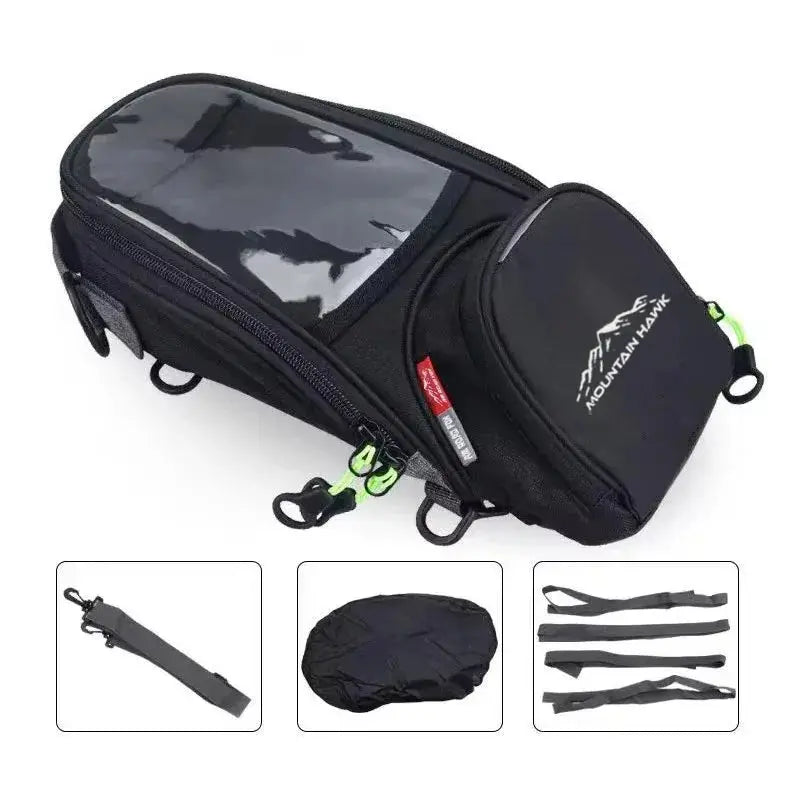 Universal Motorcycle Magnetic Fuel Tank Bag Phone Navigation Pouch Waterproof Cover AEX