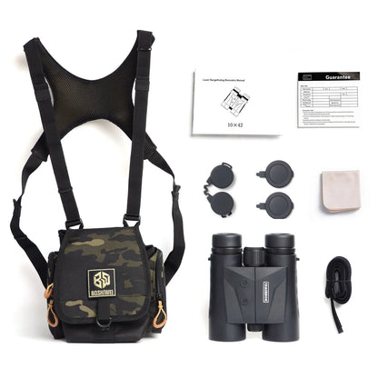 BOSHIWEI 10x42 Laser Rangefinder Binoculars | 1500m Range, IPX5, BAK4 HD Optics | Av8Store Australia AEX Av8Store
