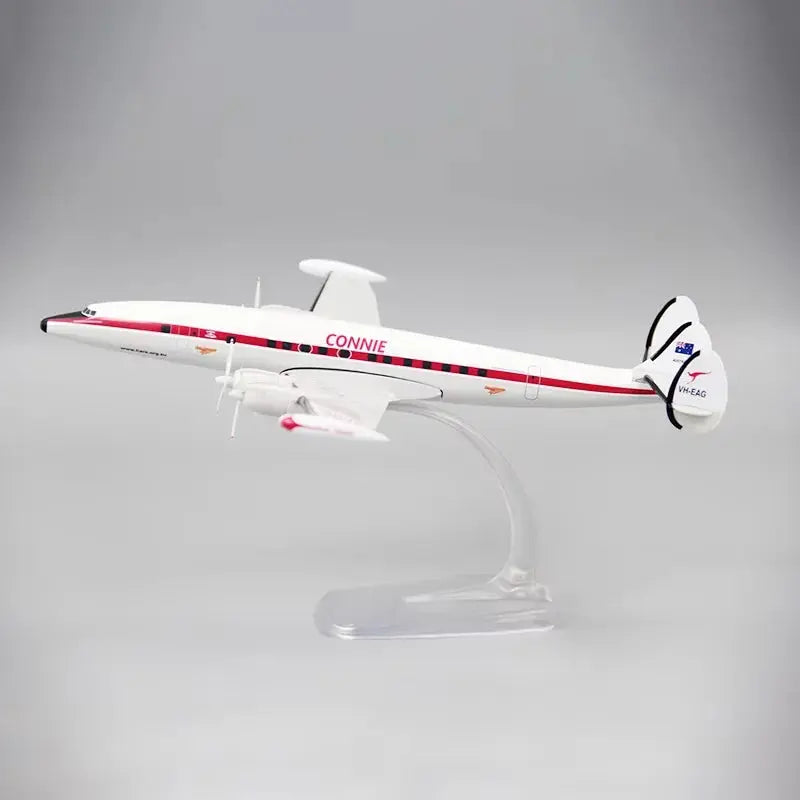 Qantas Connie Super Constellation L-1049 Scale Model 1:125 – 29cm ABS Display Collectible | Av8store.com.au AEX