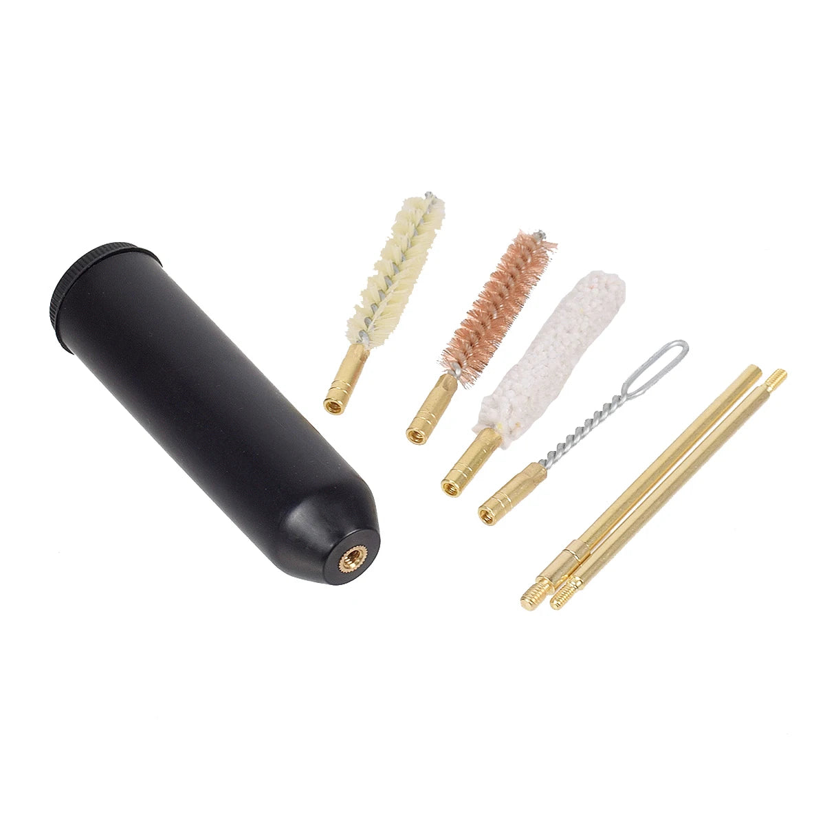 Tactical Pistol Cleaning Kit 16-Piece  | Universal 9mm .22 .357 .38 .40 .44 .45 | Compact Handgun Firearm Set