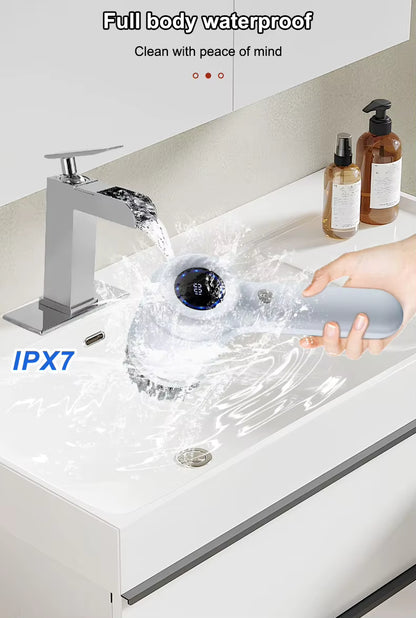 Electric Spin Scrubber | USB Rechargeable | 5 Brush Heads | Cordless Power Scrubber