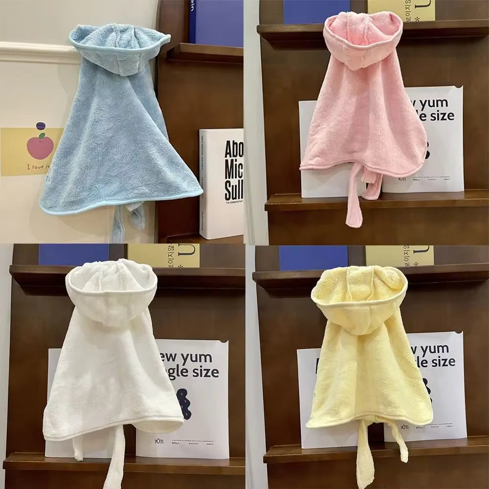 Super Absorbent Hooded Pet Bathrobe & Quick-Dry Towel | Dogs & Cats AEX Av8Store