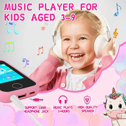 Kids Unicorn Smart Phone Toy | 2.8" Touchscreen, Dual Camera, MP3 & 10 Games | Av8Store Australia AEX Av8Store