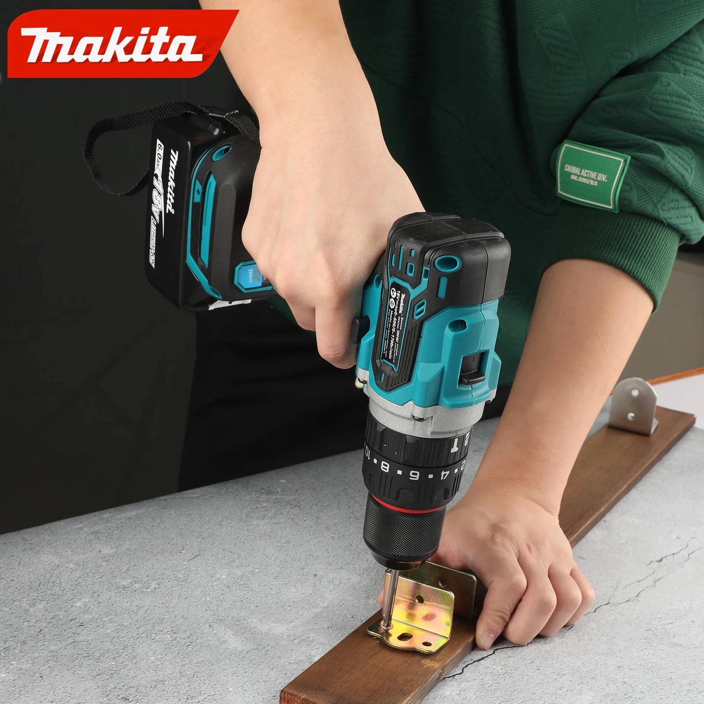 Makita 13mm Brushless Cordless Drill & Screwdriver – Adjustable Speed, Metal Chuck | 18V LXT Compatible
