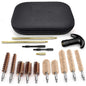 Tactical Pistol Cleaning Kit 16-Piece  | Universal 9mm .22 .357 .38 .40 .44 .45 | Compact Handgun Firearm Set