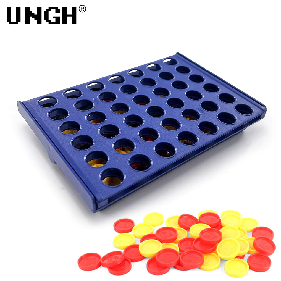 UNGH Four in a Row Connect Game | Classic Family Strategy Board Game