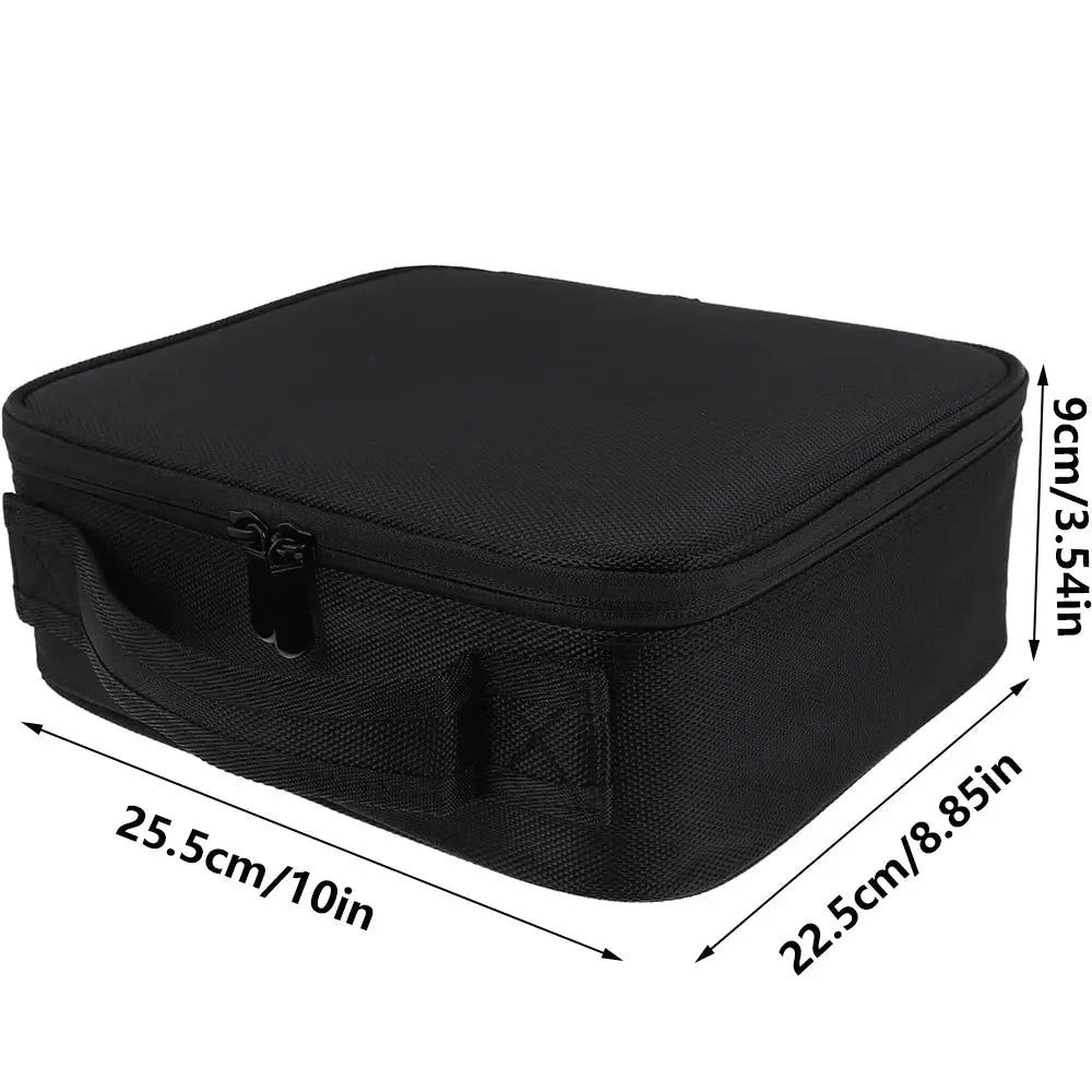 Hard Pistol Case Waterproof Handgun Storage Box Carry Bag with DIY Pre‑Cut Foam AEX