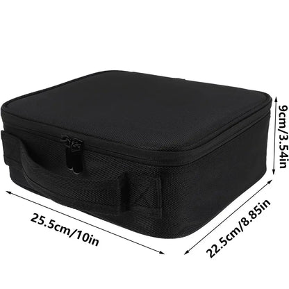 Hard Pistol Case Waterproof Handgun Storage Box Carry Bag with DIY Pre‑Cut Foam AEX
