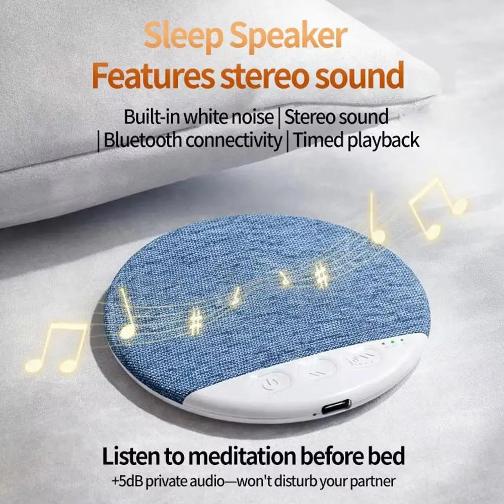 Under-Pillow Sleep Speaker – Bluetooth 5.4, White Noise & Nature Sounds, 48Hr Battery | Slim Sleep Aid