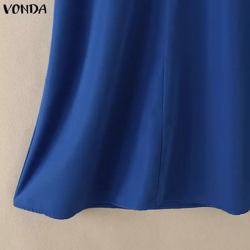 VONDA Puff Sleeve Mini Dress | V-Neck A-Line Summer Dress | AU Sizes 8–20 VONDA