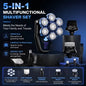 7D Floating 5-in-1 Electric Head Shaver for Bald Men | IPX7, LED, USB-C Fast Charge