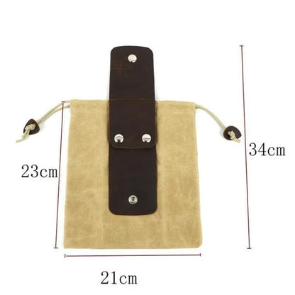 Foraging bag size and dimensions