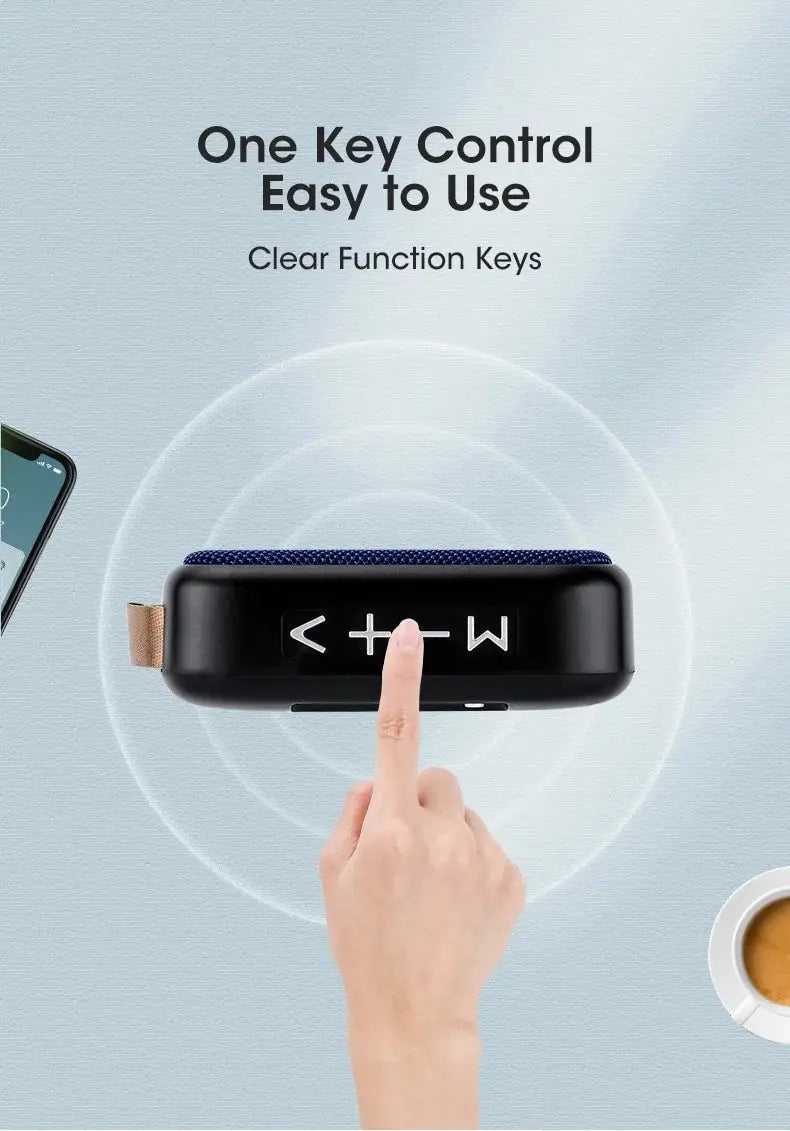 Portable Bluetooth Speaker with FM Radio & MP3 Player – Mini Wireless Speaker