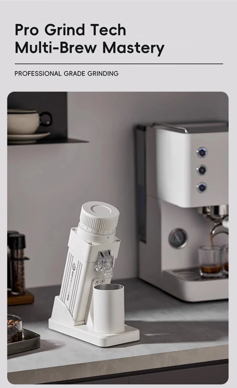 STARSEEKER E55Pro Coffee Grinder | 55mm Titanium Burr | Stepless Espresso Grinder