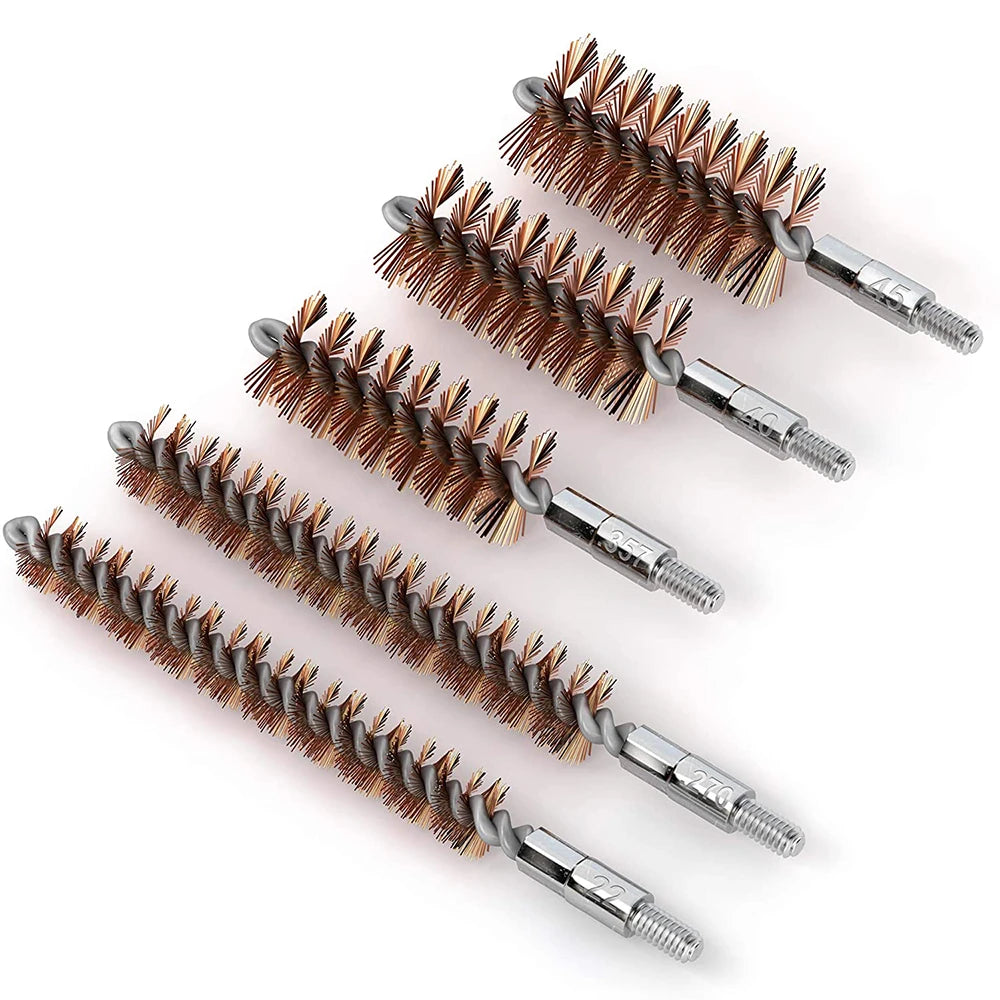 Tactical Pistol Cleaning Kit 16-Piece  | Universal 9mm .22 .357 .38 .40 .44 .45 | Compact Handgun Firearm Set