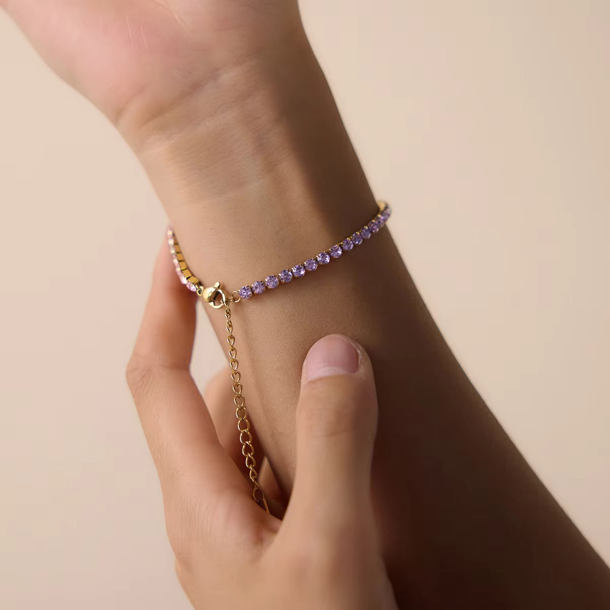 Women's Multicolour Zircon Tennis Bracelet | 18K Gold Plated | Gift for Her AEX Av8Store