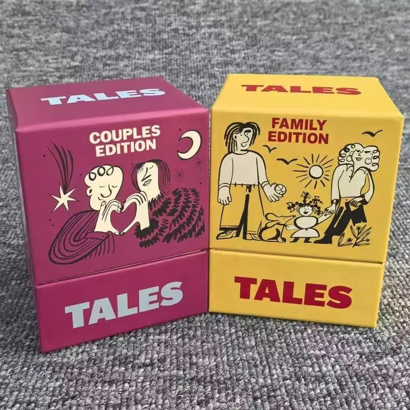 TALES Couples Edition and Family Edition boxes side by side