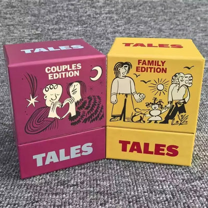 TALES Couples Edition and Family Edition boxes side by side