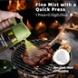 470ml Oil Sprayer 2‑in‑1 Olive Oil Dispenser Thick Glass Spray Bottle with Stickers AEX