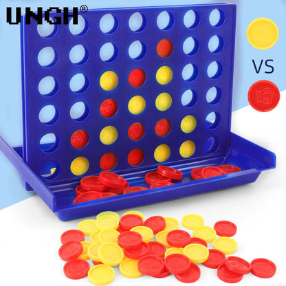 UNGH Four in a Row Connect Game | Classic Family Strategy Board Game
