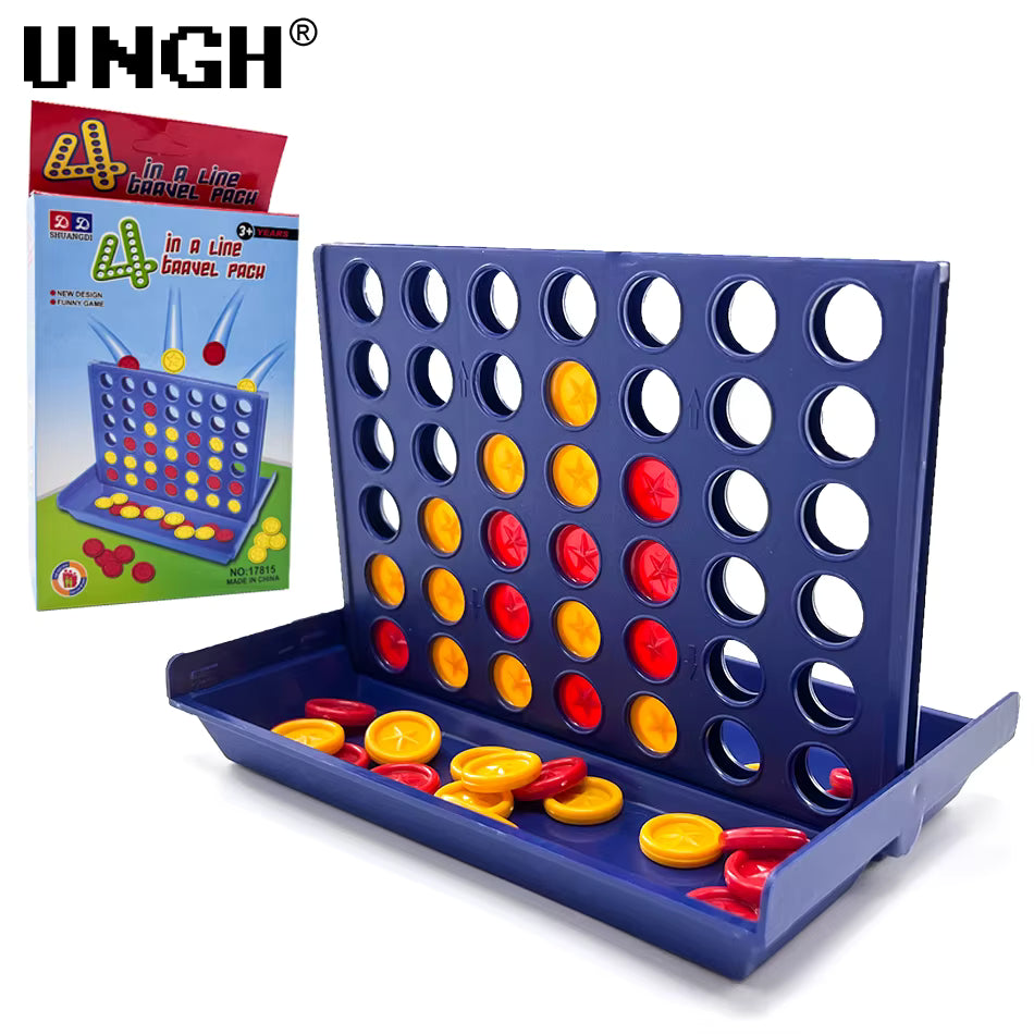 UNGH Four in a Row Connect Game | Classic Family Strategy Board Game