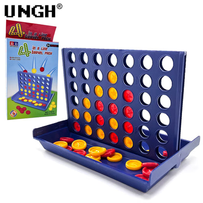 UNGH Four in a Row Connect Game | Classic Family Strategy Board Game