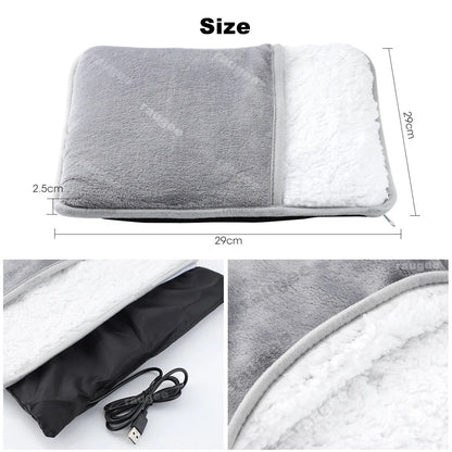 USB Foot Warmer | Soft Plush Heating Pad, Thermal Foot Cover & Washable | Av8Store Australia AEX Av8Store