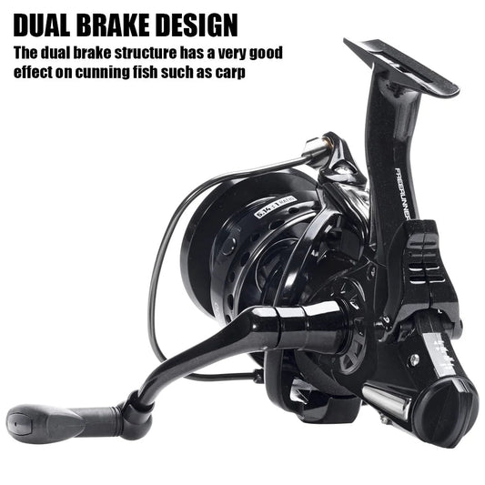 Fishing Double Drag Spinning Reel 7000 – 12KG Drag, Large Spool for Freshwater, Estuary & Light Saltwater | Av8store.com.au AEX Av8Store