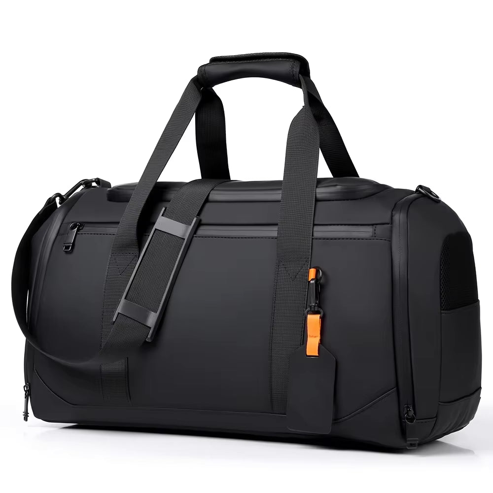 Large capacity gym tote bag interior compartment
