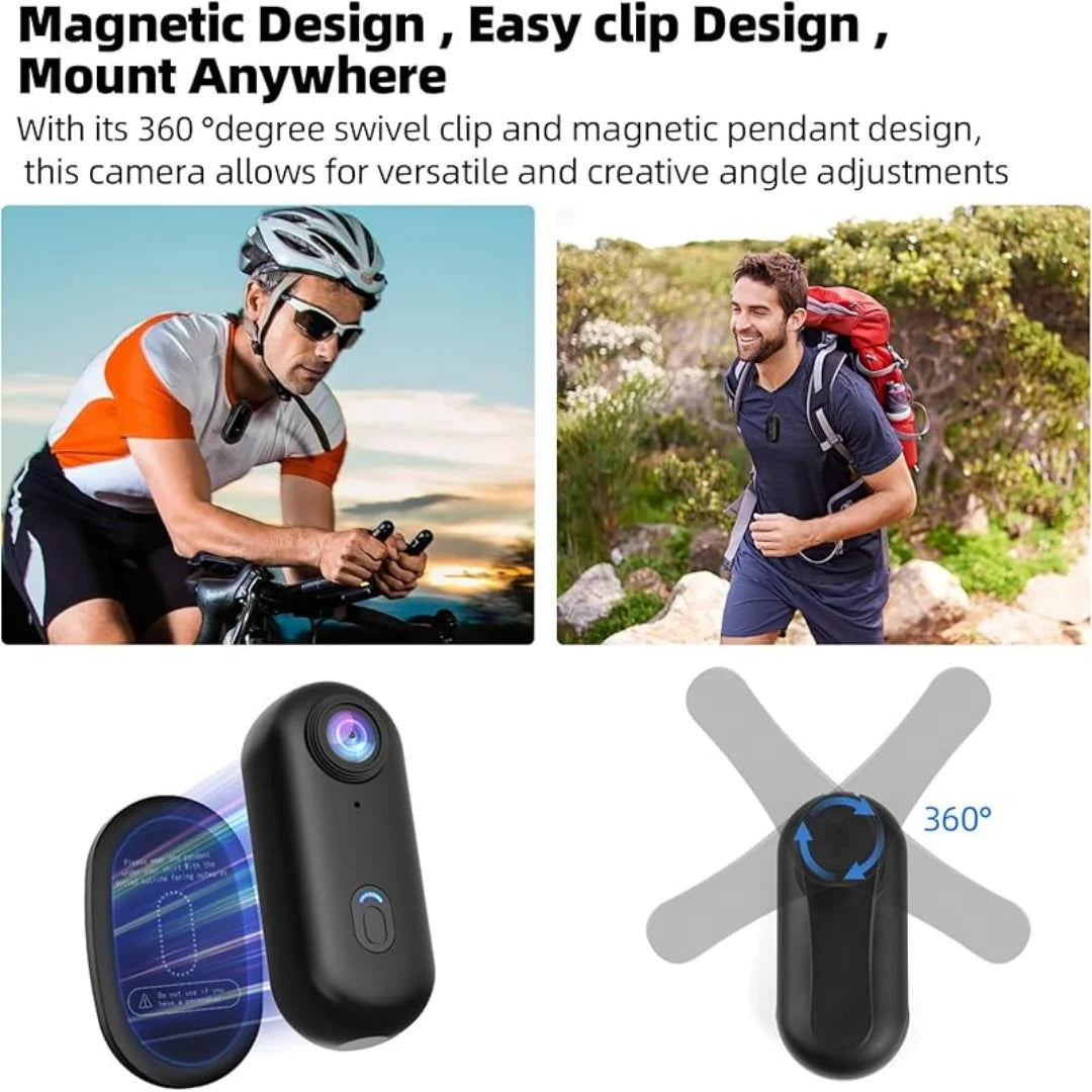 4K WiFi pocket vlog camera features