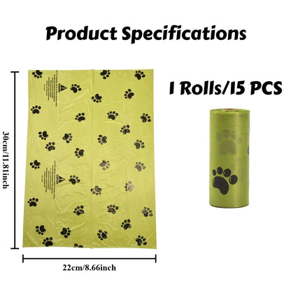 Biodegradable Dog Poop Bags with Printed Pattern | Eco-Friendly Waste Bags AEX Av8Store