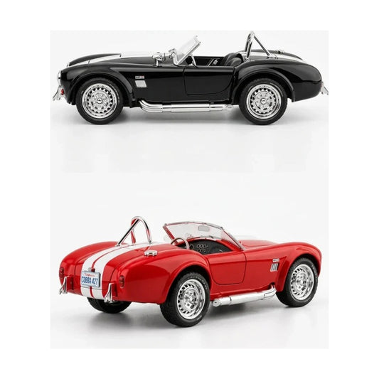 1:24 Scale 1965 Shelby Cobra Convertible Diecast Model Car | Sound & Light | Pull-Back Action | 6 Colours AEX Av8Store