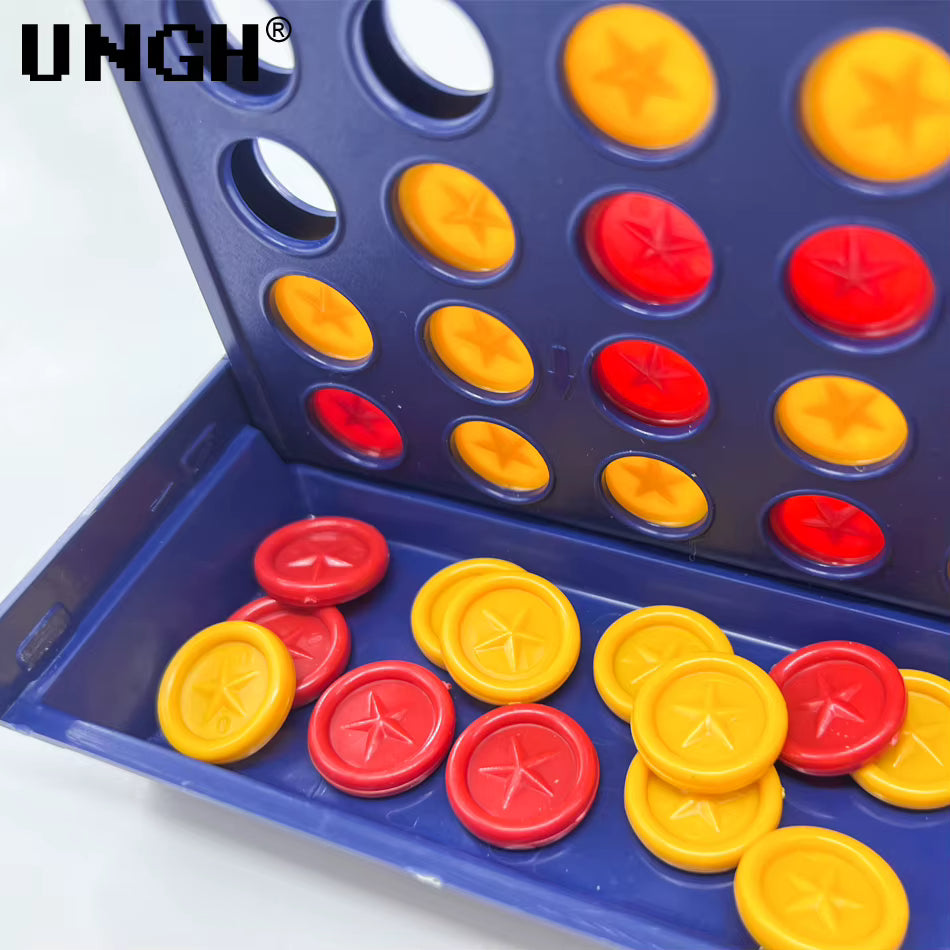 UNGH Four in a Row Connect Game | Classic Family Strategy Board Game