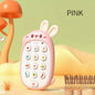 Baby Rabbit Toy Mobile Phone – Chewable Teether, Music Buttons, No‑Battery Early Learning Toy Av8Store Av8Store