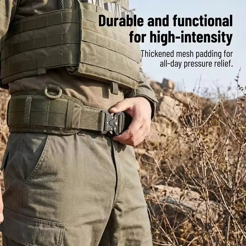 Tactical belt set inner and outer belt
