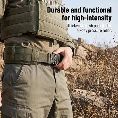Tactical belt set inner and outer belt
