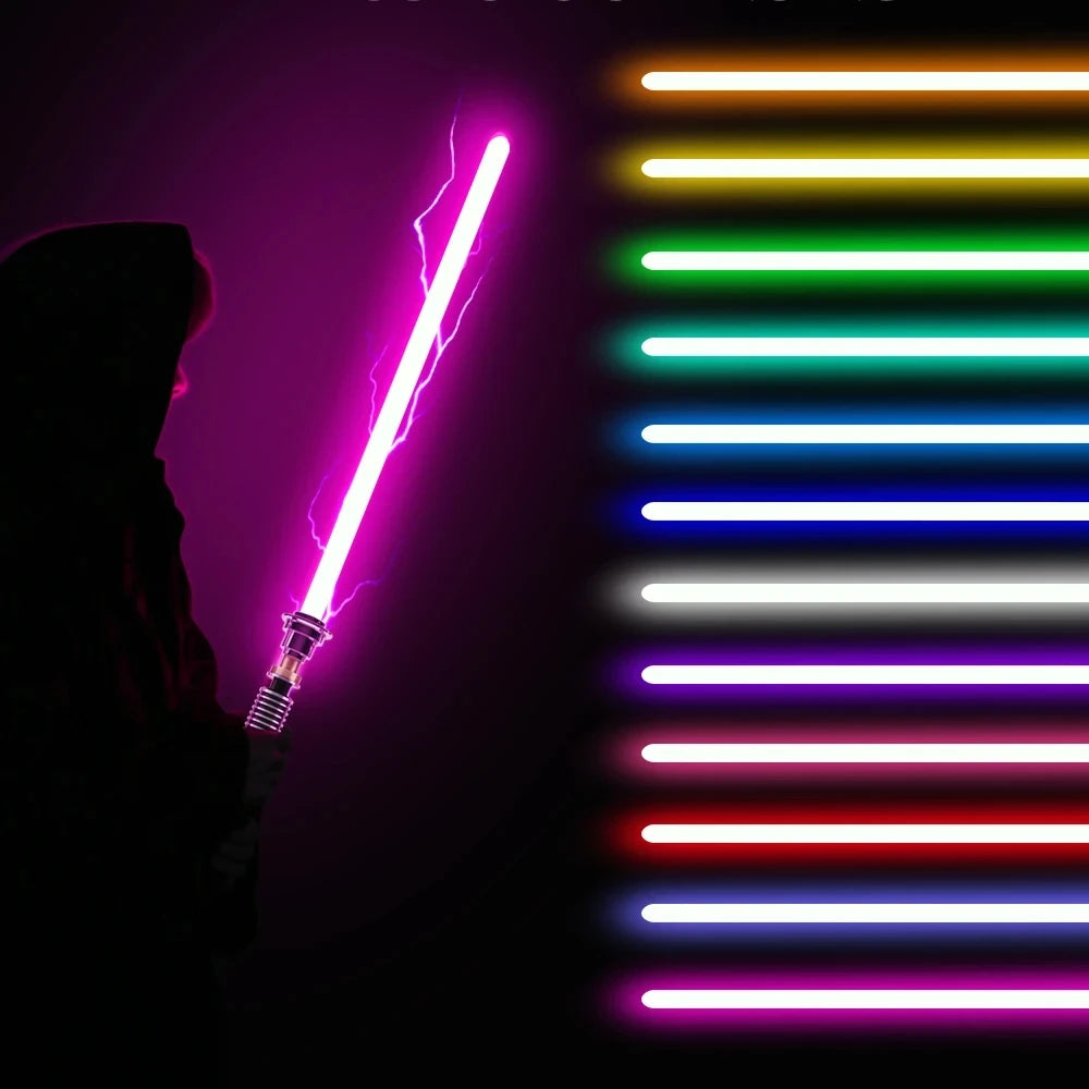 Metal RGB Lightsaber | 16-Colour LED Laser Sword, Sound FX & USB Rechargeable | Av8Store Australia AEX Av8Store