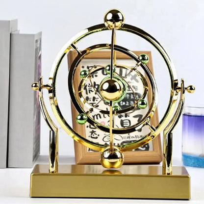 Celestial Orbit Pendulum – Kinetic Art Rotating Sculpture for Desk, Home Office & Study | Av8store.com.au AEX