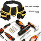 Heavy Duty Tool Belt Bag with Detachable Pouch | Multi-Pocket Waist Apron | Men & Women