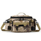Waterproof Fishing Tackle Bag in Khaki CP, Waist, Shoulder & Crossbody