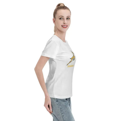 Springbok Women’s T‑Shirt Crew Neck Short Sleeve Streetwear Summer Top AEX