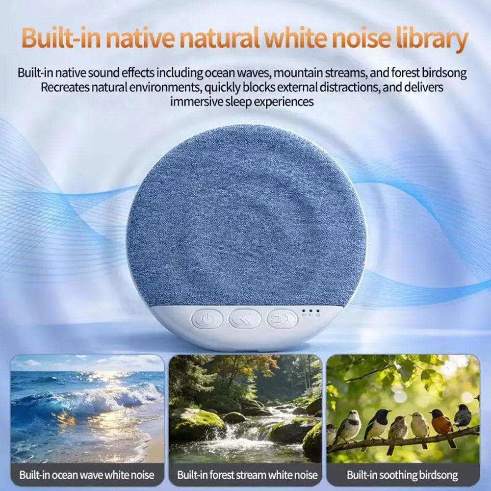 Under-Pillow Sleep Speaker – Bluetooth 5.4, White Noise & Nature Sounds, 48Hr Battery | Slim Sleep Aid