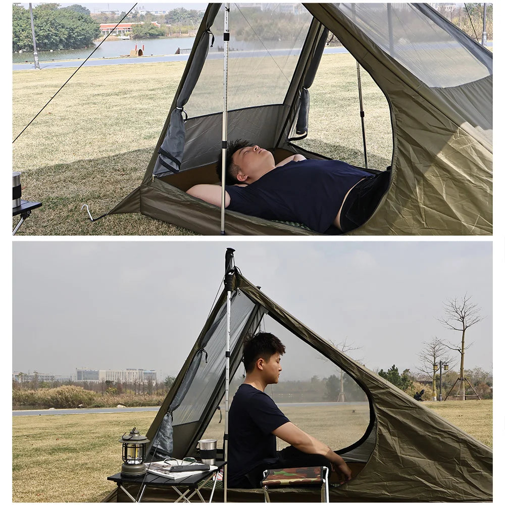 Ultralight 1-Person Mesh Tent - Quick Setup Camping AU
