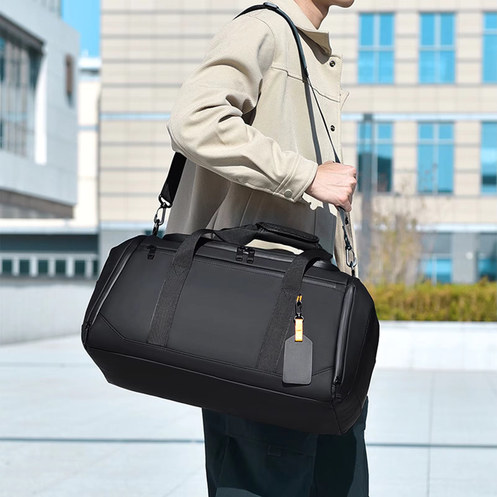 Unisex Large Capacity Travel Duffel Bag - Sports Gym Tote with Multiple Pockets