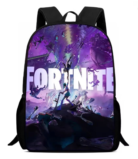 Kids 15-Inch Gaming Cartoon School Backpack – Lightweight | Boys & Girls Ages 5–8